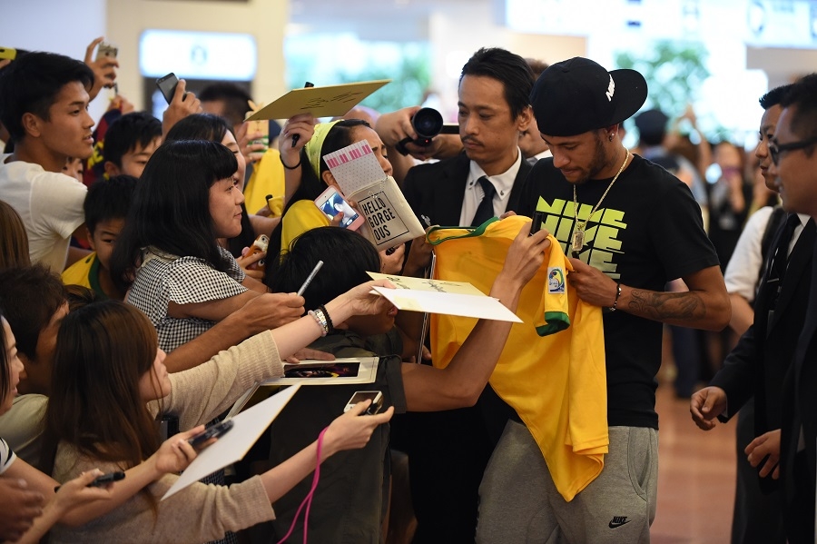 Neymar Jr. Japan Visit Promotions